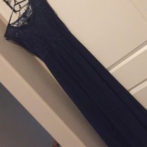 Navy bridesmaid dress